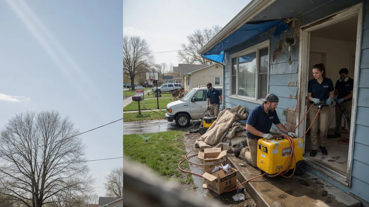 Basement Flood Cleanup in Saint Paris, OH near me